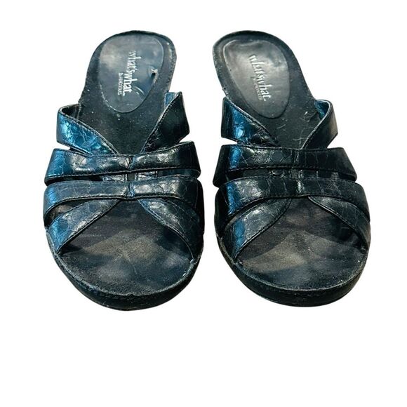 10/$25🦋 What's What by Aeropostale Black Heels - Size 7.5 - Picture 3 of 11